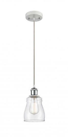 Ellery - 1 Light - 5 inch - White Polished Chrome - Cord hung - Mini Pendant (3442|516-1P-WPC-G392)