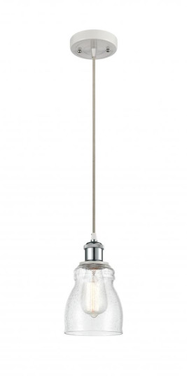 Ellery - 1 Light - 5 inch - White Polished Chrome - Cord hung - Mini Pendant (3442|516-1P-WPC-G394-LED)