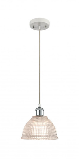 Arietta - 1 Light - 8 inch - White Polished Chrome - Cord hung - Mini Pendant (3442|516-1P-WPC-G422)
