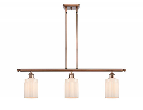 Hadley - 3 Light - 36 inch - Antique Copper - Stem hung - Island Light (3442|516-3I-AC-G341)