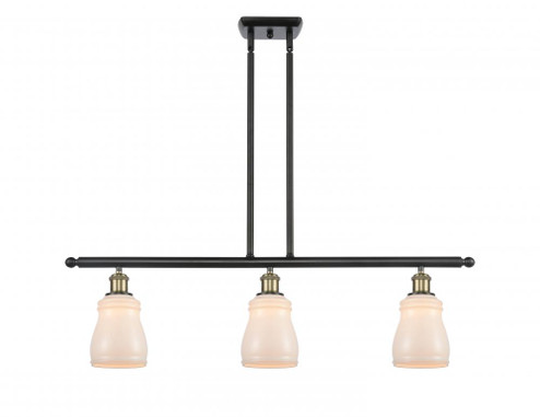 Ellery - 3 Light - 36 inch - Black Antique Brass - Stem hung - Island Light (3442|516-3I-BAB-G391-LED)