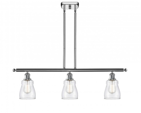 Ellery - 3 Light - 36 inch - Polished Chrome - Stem hung - Island Light (3442|516-3I-PC-G392-LED)