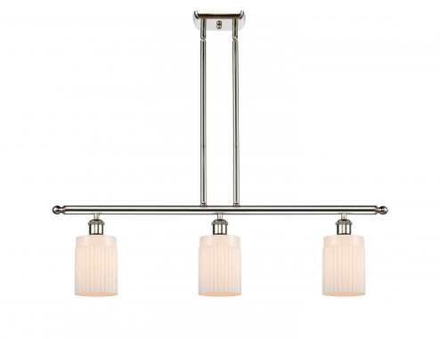 Hadley - 3 Light - 36 inch - Polished Nickel - Stem hung - Island Light (3442|516-3I-PN-G341)