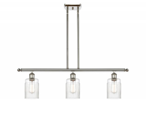 Hadley - 3 Light - 36 inch - Polished Nickel - Stem hung - Island Light (3442|516-3I-PN-G342)