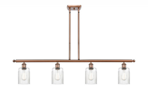 Hadley - 4 Light - 48 inch - Antique Copper - Stem hung - Island Light (3442|516-4I-AC-G342)