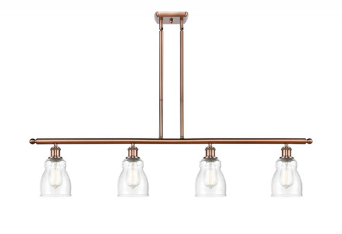 Ellery - 4 Light - 48 inch - Antique Copper - Stem hung - Island Light (3442|516-4I-AC-G394-LED)