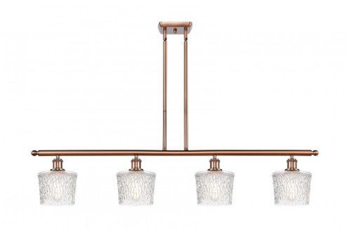 Niagara - 4 Light - 48 inch - Antique Copper - Stem hung - Island Light (3442|516-4I-AC-G402)
