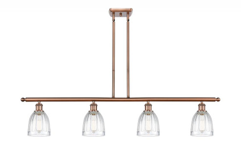 Brookfield - 4 Light - 48 inch - Antique Copper - Stem hung - Island Light (3442|516-4I-AC-G442)