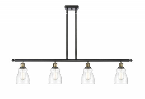 Ellery - 4 Light - 48 inch - Black Antique Brass - Stem hung - Island Light (3442|516-4I-BAB-G394)