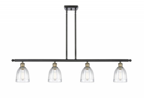 Brookfield - 4 Light - 48 inch - Black Antique Brass - Stem hung - Island Light (3442|516-4I-BAB-G442-LED)
