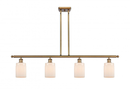 Hadley - 4 Light - 48 inch - Brushed Brass - Cord hung - Island Light (3442|516-4I-BB-G341)