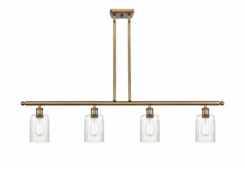 Hadley - 4 Light - 48 inch - Brushed Brass - Stem hung - Island Light (3442|516-4I-BB-G342-LED)