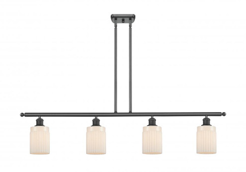 Hadley - 4 Light - 48 inch - Matte Black - Cord hung - Island Light (3442|516-4I-BK-G341)