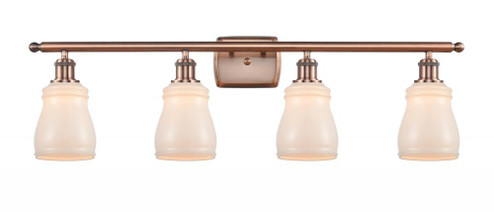 Ellery - 4 Light - 35 inch - Antique Copper - Bath Vanity Light (3442|516-4W-AC-G391-LED)