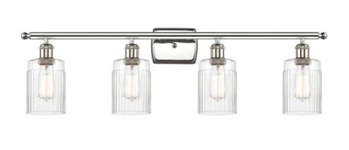 Hadley - 4 Light - 35 inch - Polished Nickel - Bath Vanity Light (3442|516-4W-PN-G342-LED)