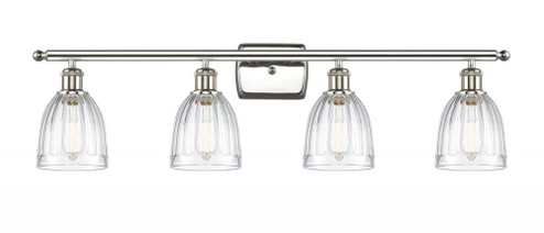 Brookfield - 4 Light - 36 inch - Polished Nickel - Bath Vanity Light (3442|516-4W-PN-G442)