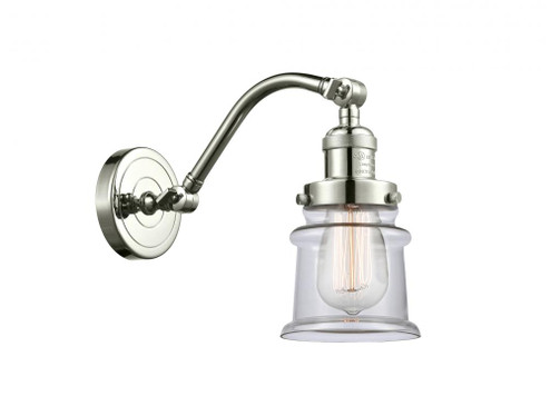 Canton - 1 Light - 7 inch - Polished Nickel - Sconce (3442|515-1W-PN-G182S)