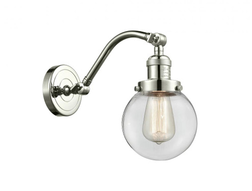 Beacon - 1 Light - 6 inch - Polished Nickel - Adjustable Sconce (3442|515-1W-PN-G202-6)