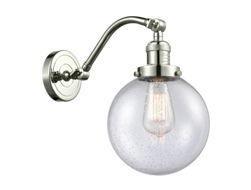 Beacon - 1 Light - 8 inch - Polished Nickel - Adjustable Sconce (3442|515-1W-PN-G204-8)