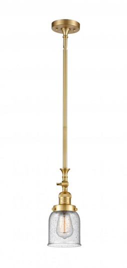Bell - 1 Light - 5 inch - Satin Gold - Stem Hung - Adjustable Mini Pendant (3442|206-SG-G54)