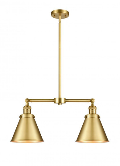 Appalachian - 2 Light - 23 inch - Satin Gold - Stem Hung - Adjustable Island Light (3442|209-SG-M13-SG-LED)