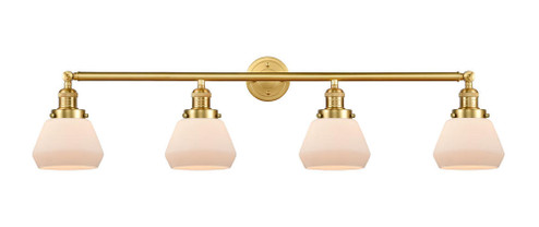 Fulton - 4 Light - 43 inch - Satin Gold - Adjustable Bath Vanity Light (3442|215-SG-G171)