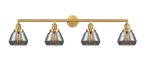 Fulton - 4 Light - 43 inch - Satin Gold - Adjustable Bath Vanity Light (3442|215-SG-G173-LED)