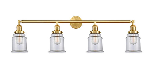 Canton - 4 Light - 42 inch - Satin Gold - Adjustable Bath Vanity Light (3442|215-SG-G182)