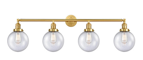 Beacon - 4 Light - 44 inch - Satin Gold - Adjustable Bath Vanity Light (3442|215-SG-G204-8)
