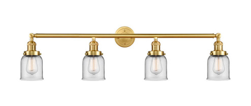 Bell - 4 Light - 42 inch - Satin Gold - Adjustable Bath Vanity Light (3442|215-SG-G52)