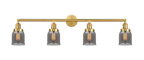 Bell - 4 Light - 42 inch - Satin Gold - Adjustable Bath Vanity Light (3442|215-SG-G53)