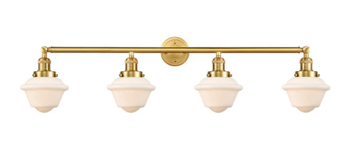 Oxford - 4 Light - 46 inch - Satin Gold - Adjustable Bath Vanity Light (3442|215-SG-G531)