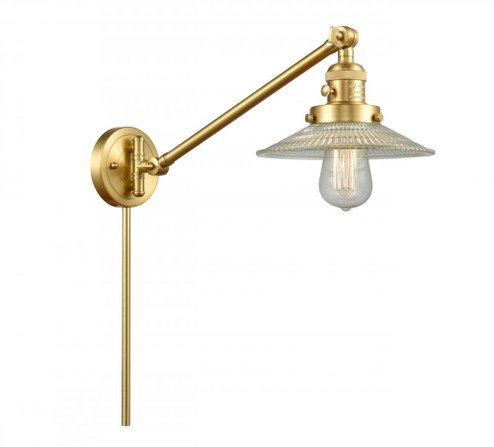 Halophane - 1 Light - 9 inch - Satin Gold -Adjustable Swing Arm (3442|237-SG-G2)
