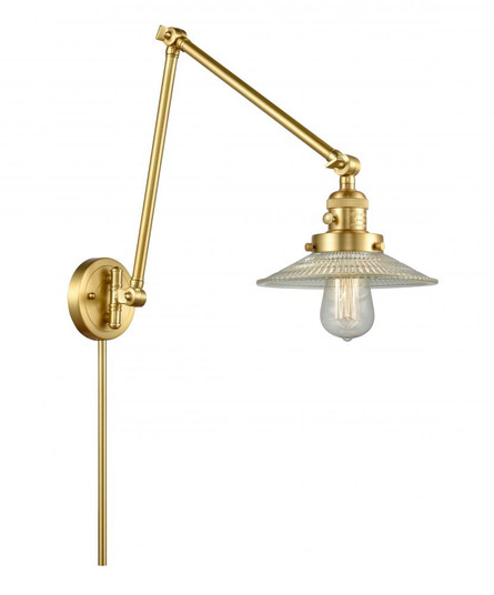 Halophane - 1 Light - 9 inch - Satin Gold -Adjustable Swing Arm (3442|238-SG-G2)