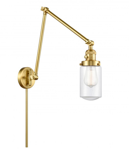 Dover - 1 Light - 5 inch - Satin Gold -Adjustable Swing Arm (3442|238-SG-G312)