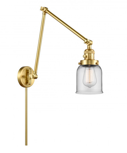 Bell - 1 Light - 8 inch - Satin Gold -Adjustable Swing Arm (3442|238-SG-G52)