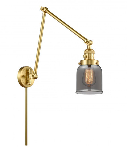 Bell - 1 Light - 8 inch - Satin Gold -Adjustable Swing Arm (3442|238-SG-G53)