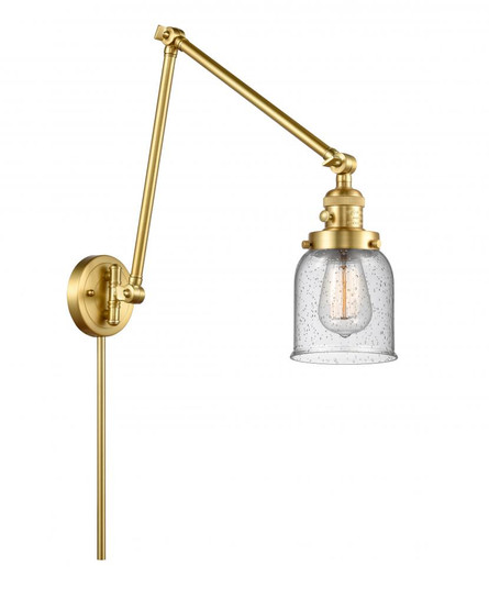 Bell - 1 Light - 8 inch - Satin Gold -Adjustable Swing Arm (3442|238-SG-G54)