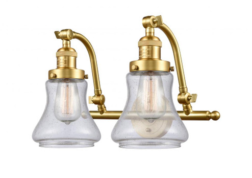 Bellmont - 2 Light - 18 inch - Satin Gold - Adjustable Bath Vanity Light (3442|515-2W-SG-G194-LED)