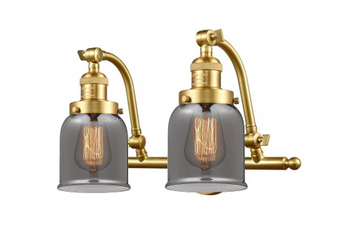 Bell - 2 Light - 18 inch - Satin Gold - Adjustable Bath Vanity Light (3442|515-2W-SG-G53-LED)