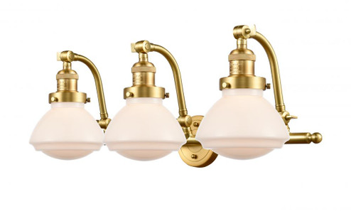 Olean - 3 Light - 29 inch - Satin Gold - Adjustable Bath Vanity Light (3442|515-3W-SG-G321-LED)