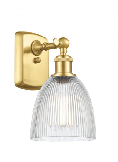 Castile - 1 Light - 6 inch - Satin Gold - Sconce (3442|516-1W-SG-G382-LED)