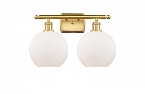 Athens - 2 Light - 18 inch - Satin Gold - Bath Vanity Light (3442|516-2W-SG-G121)