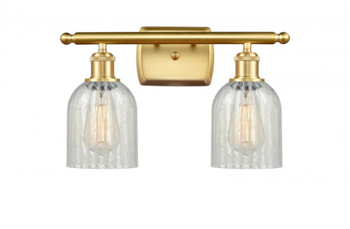 Caledonia - 2 Light - 15 inch - Satin Gold - Bath Vanity Light (3442|516-2W-SG-G2511-LED)