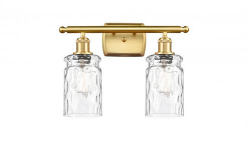 Candor - 2 Light - 15 inch - Satin Gold - Bath Vanity Light (3442|516-2W-SG-G352-LED)