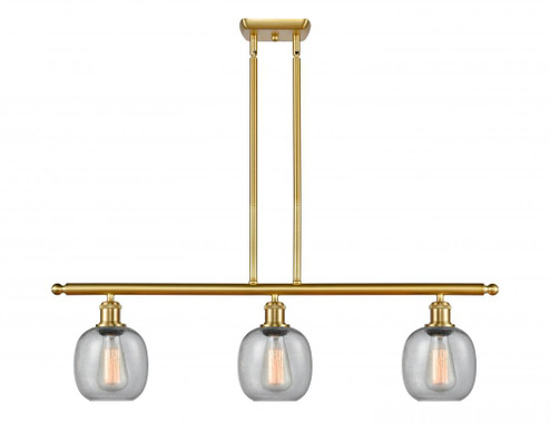 Belfast - 3 Light - 36 inch - Satin Gold - Stem hung - Island Light (3442|516-3I-SG-G104)