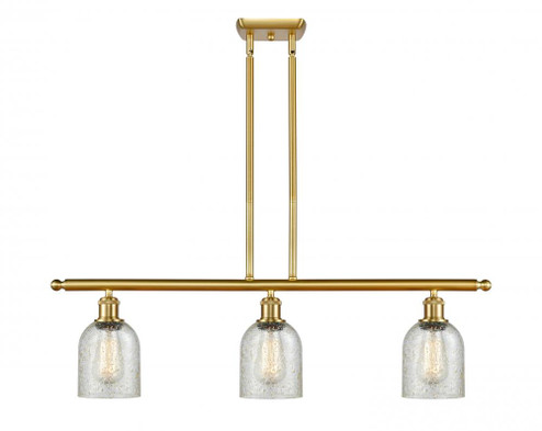 Caledonia - 3 Light - 36 inch - Satin Gold - Stem hung - Island Light (3442|516-3I-SG-G259)