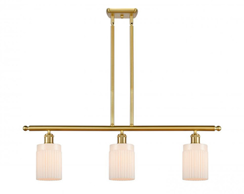 Hadley - 3 Light - 36 inch - Satin Gold - Cord hung - Island Light (3442|516-3I-SG-G341-LED)