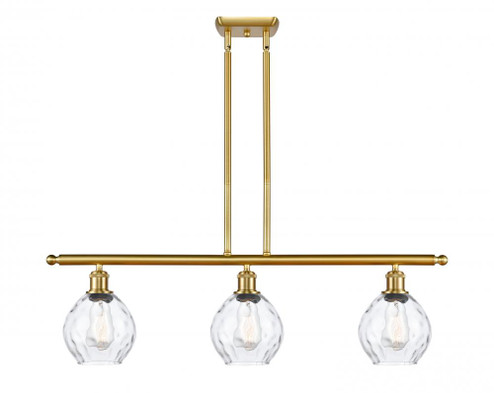Waverly - 3 Light - 36 inch - Satin Gold - Stem hung - Island Light (3442|516-3I-SG-G362)