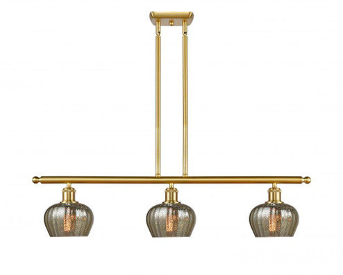 Fenton - 3 Light - 36 inch - Satin Gold - Stem hung - Island Light (3442|516-3I-SG-G96)
